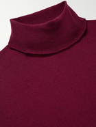 William Lockie - Oxton Slim-Fit Cashmere Rollneck Sweater - Burgundy