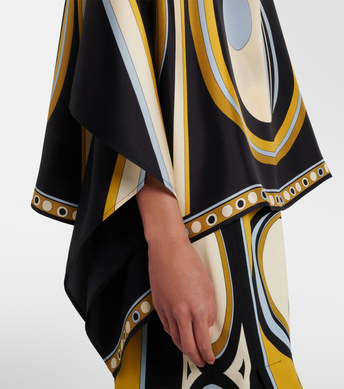 La DoubleJ Foulard printed silk twill top