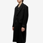 Valentino Men's Velour Coat in Black