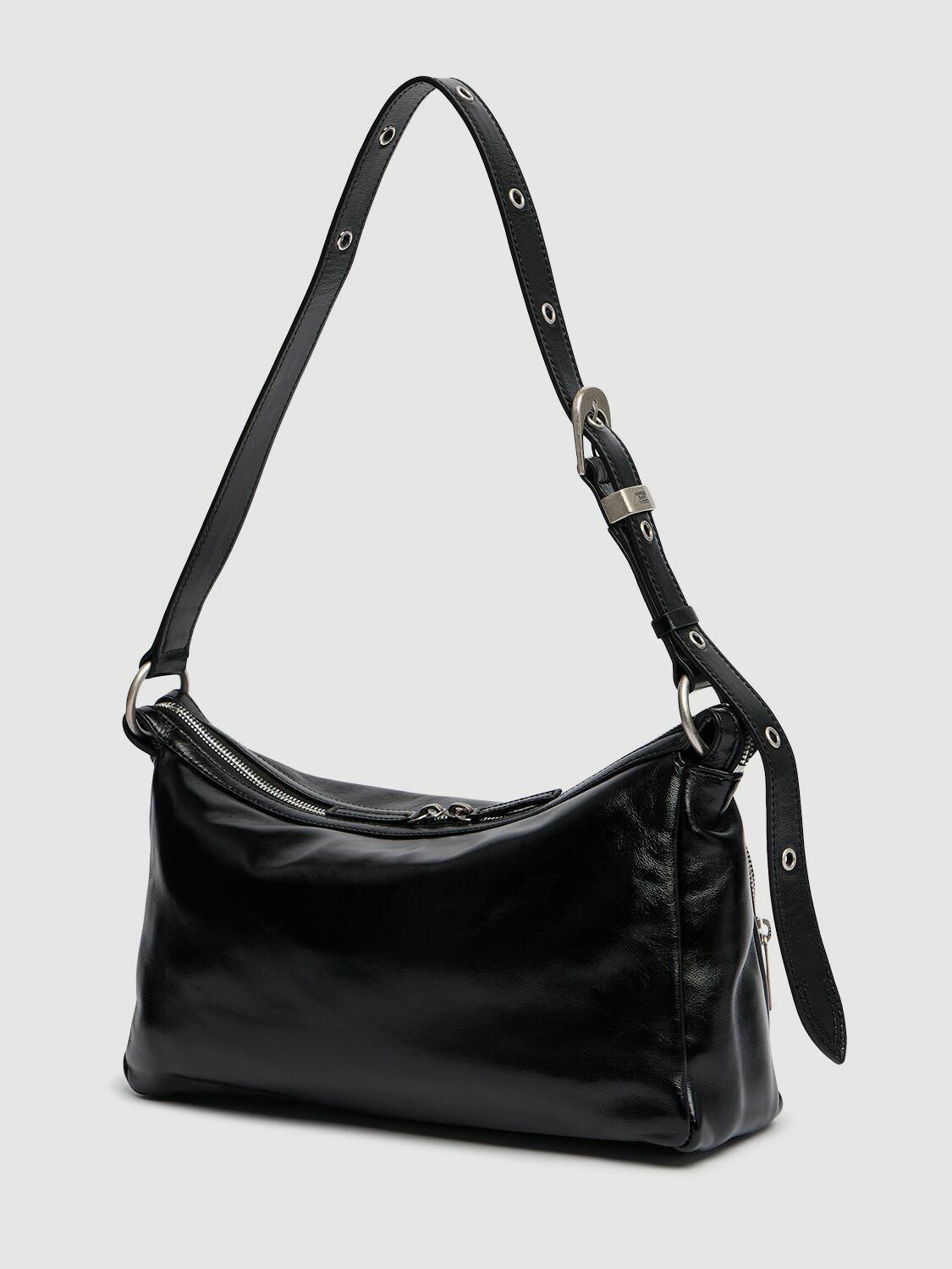 MARGE SHERWOOD Outpocket Hobo Leather Shoulder Bag