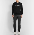 Givenchy - Slim-Fit Logo-Embroidered Wool Sweater - Black
