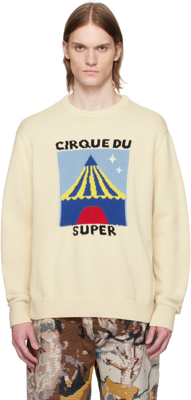 Photo: KidSuper Off-White Cirque du Soleil Edition 'Super' Tent Sweater