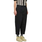 Beams Plus Black Pleated Trousers