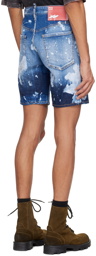 Dsquared2 Blue Marine Denim Shorts