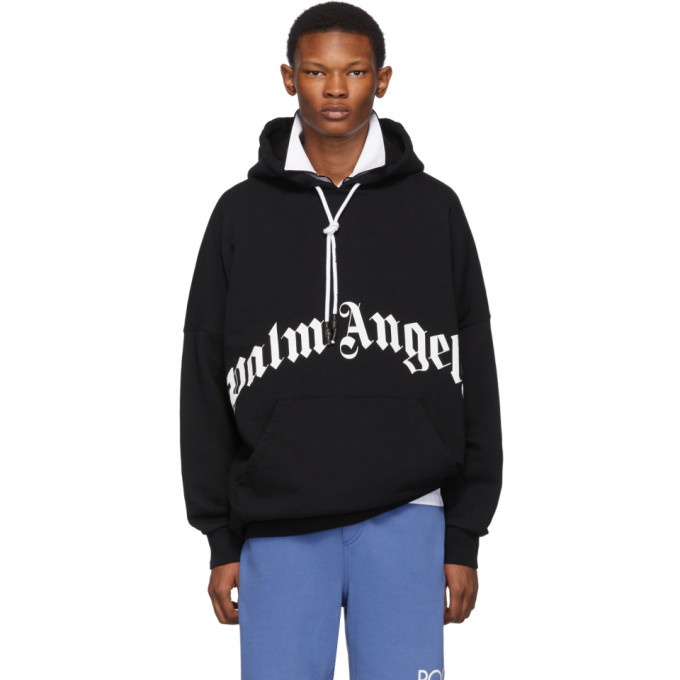 Photo: Palm Angels Black Thinking Skull Hoodie