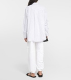 Toteme Striped cotton-blend shirt