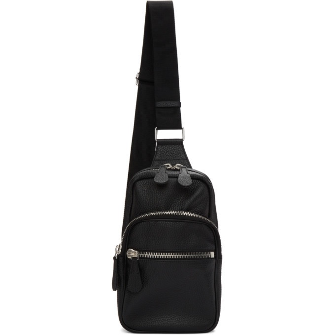 Photo: Maison Margiela Black Leather Crossbody Backpack