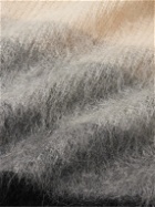 Marant - Danah Striped Brushed-Knit Cardigan - Black