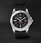 Breitling - Avenger II GMT Automatic 43mm Steel and Rubber Watch - Men - Black
