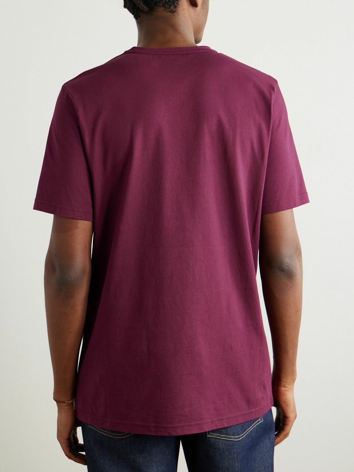 Gabriela Hearst - Bandeira Cotton-Jersey T-Shirt - Purple