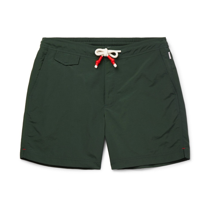 Photo: Orlebar Brown - Mid-Length Swim Shorts - Green