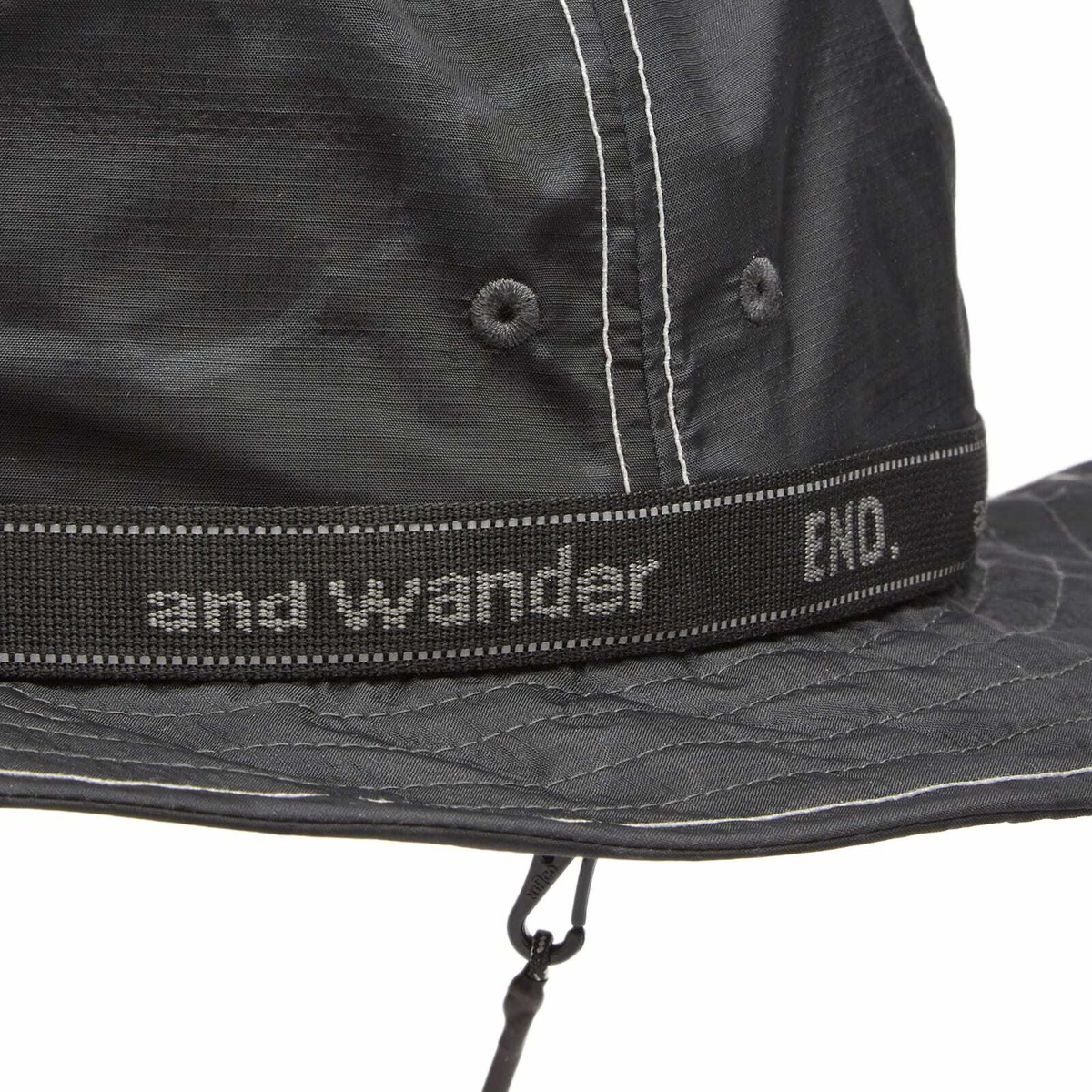 END. x and wander 3L Print Hat in Charcoal 