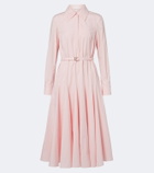 Emilia Wickstead Marione belted cotton shirt dress