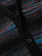 Paul Smith - Striped Knitted Cardigan - Black