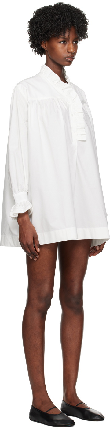 Cawley White Olive Mini Dress