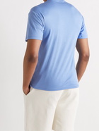 MR P. - Cotton and Silk-Blend Jersey T-Shirt - Blue - XL