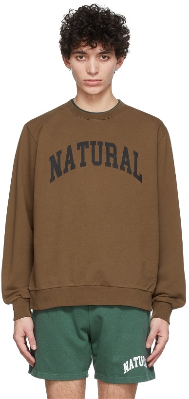 Photo: Museum of Peace & Quiet SSENSE Exclusive Brown Natural Sweatshirt