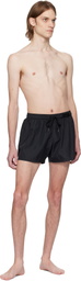 Moschino Black Letters Swim Shorts