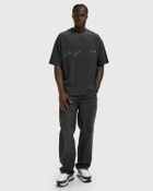 Rough. SIGNATURE T-SHIRT Black Mens Shortsleefe