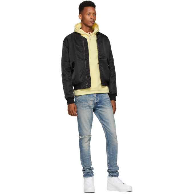 John elliott best sale beach hoodie black