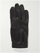 Maison Kitsuné - Logo-Appliquéd Leather Golf Gloves
