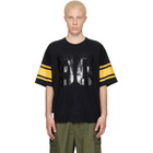 WTAPS Black QB S/S Cotton T-shirt