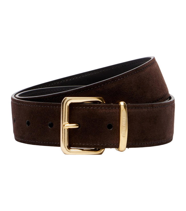 Photo: Miu Miu Suede belt