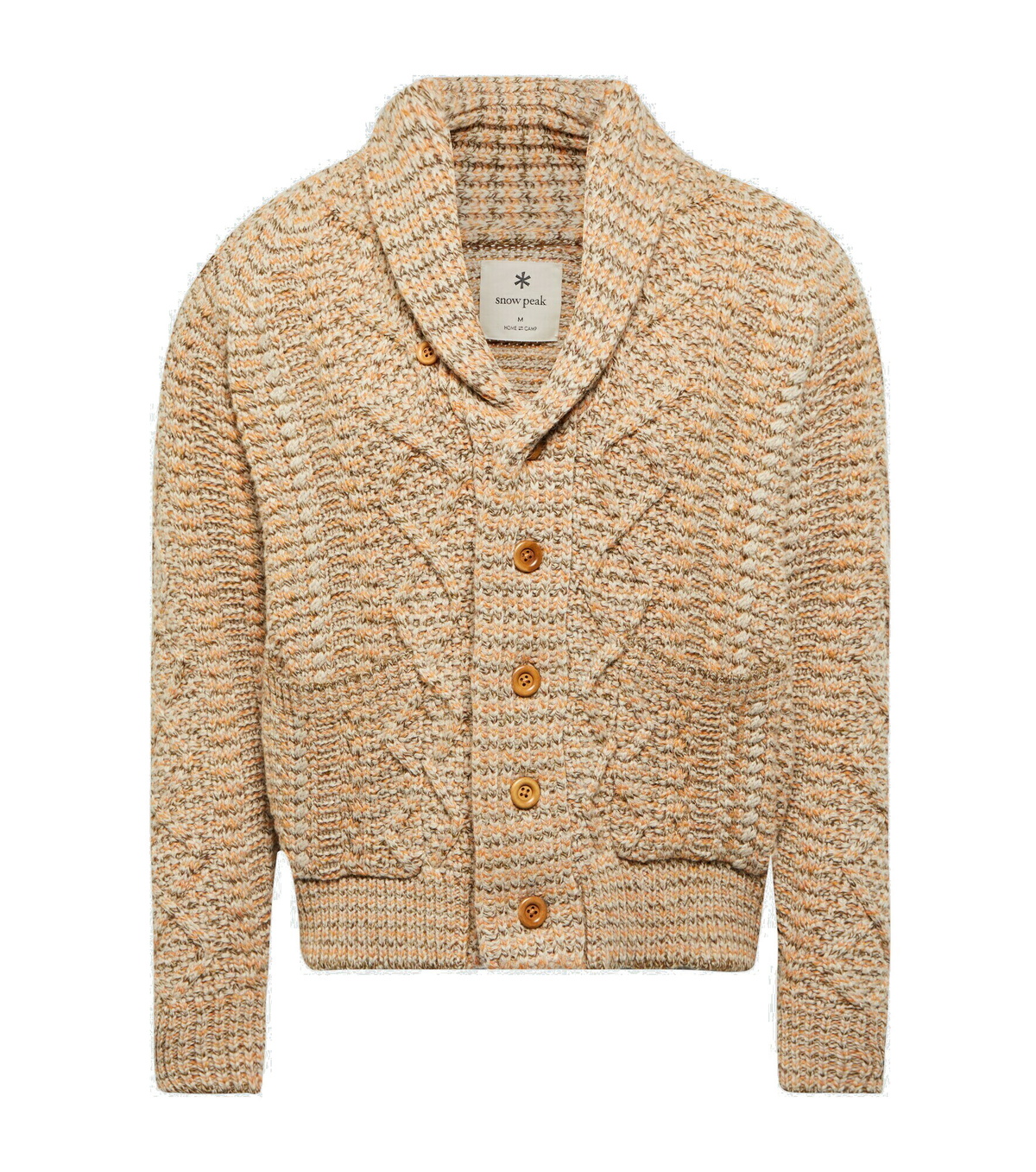 Snow Peak - Cable-knit cardigan Snow Peak