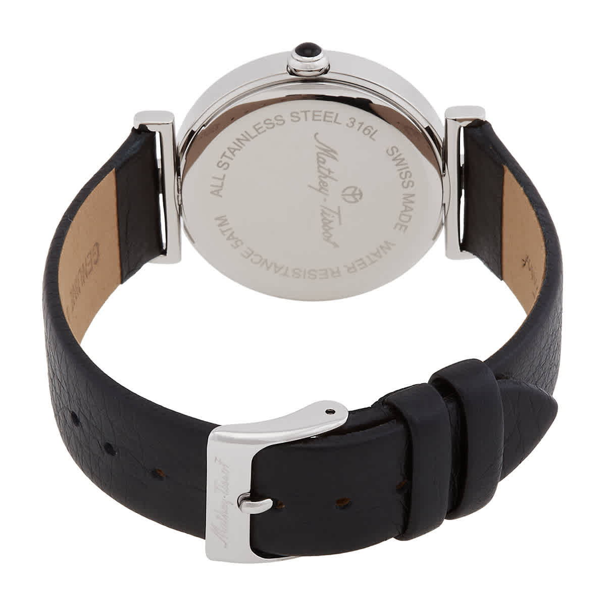 Mathey-Tissot Gaia Quartz Black Dial Ladies Watch D587QAN