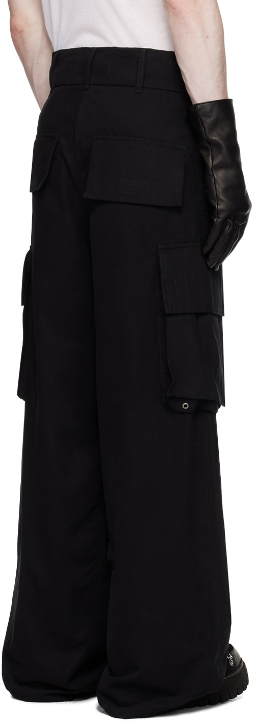 BRYAN JIMENÈZ Black Bunker Cargo Pants
