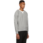 rag and bone Grey and White Anson Sweatshirt