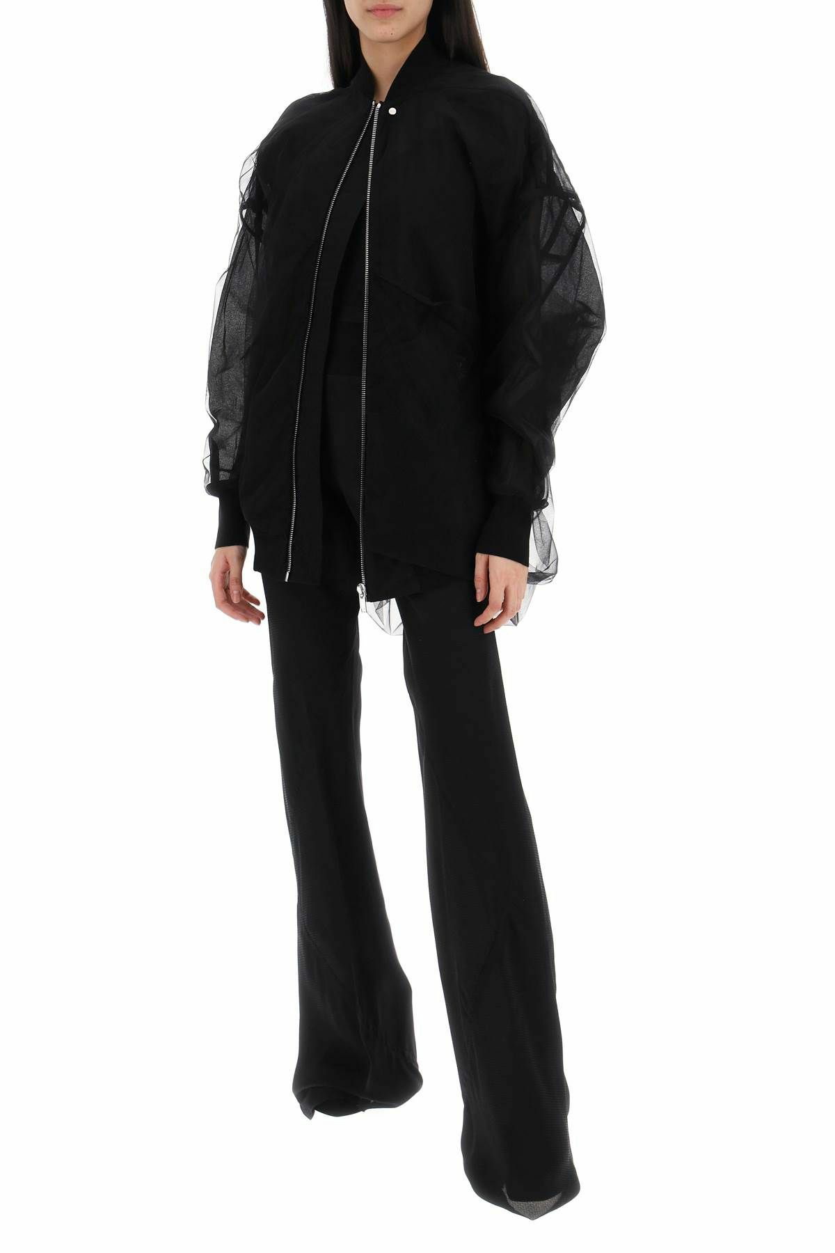 ジャケット RICK OWENS SS24 JUMBO RIPPLE (RP01D2732TU09) Buy Rick Owens Jumbo Ripple Flight Jacket 'Black