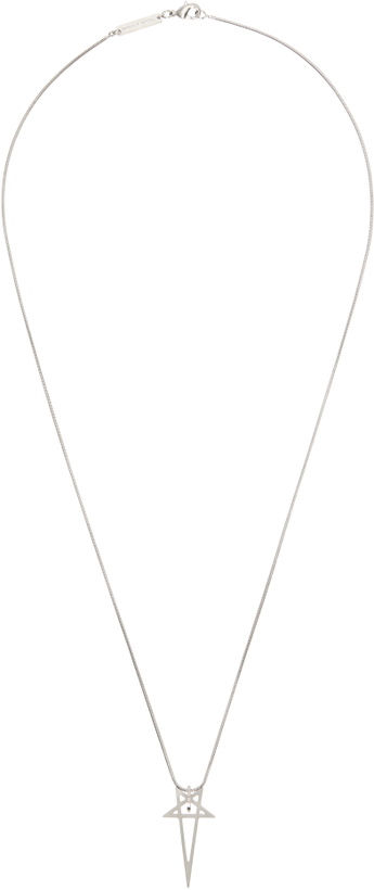 Photo: Rick Owens Pentagram Charm Necklace