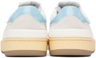 Lanvin Blue & White Clay Sneakers