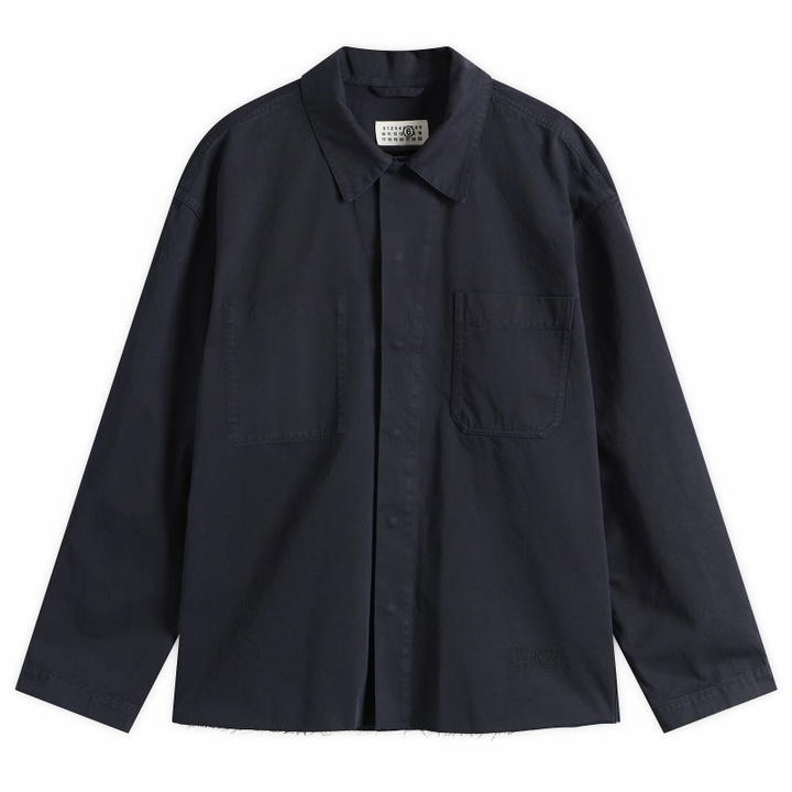 Photo: MM6 Maison Margiela Men's Cotton Workwear Jacket in Blue