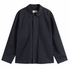 MM6 Maison Margiela Men's Cotton Workwear Jacket in Blue