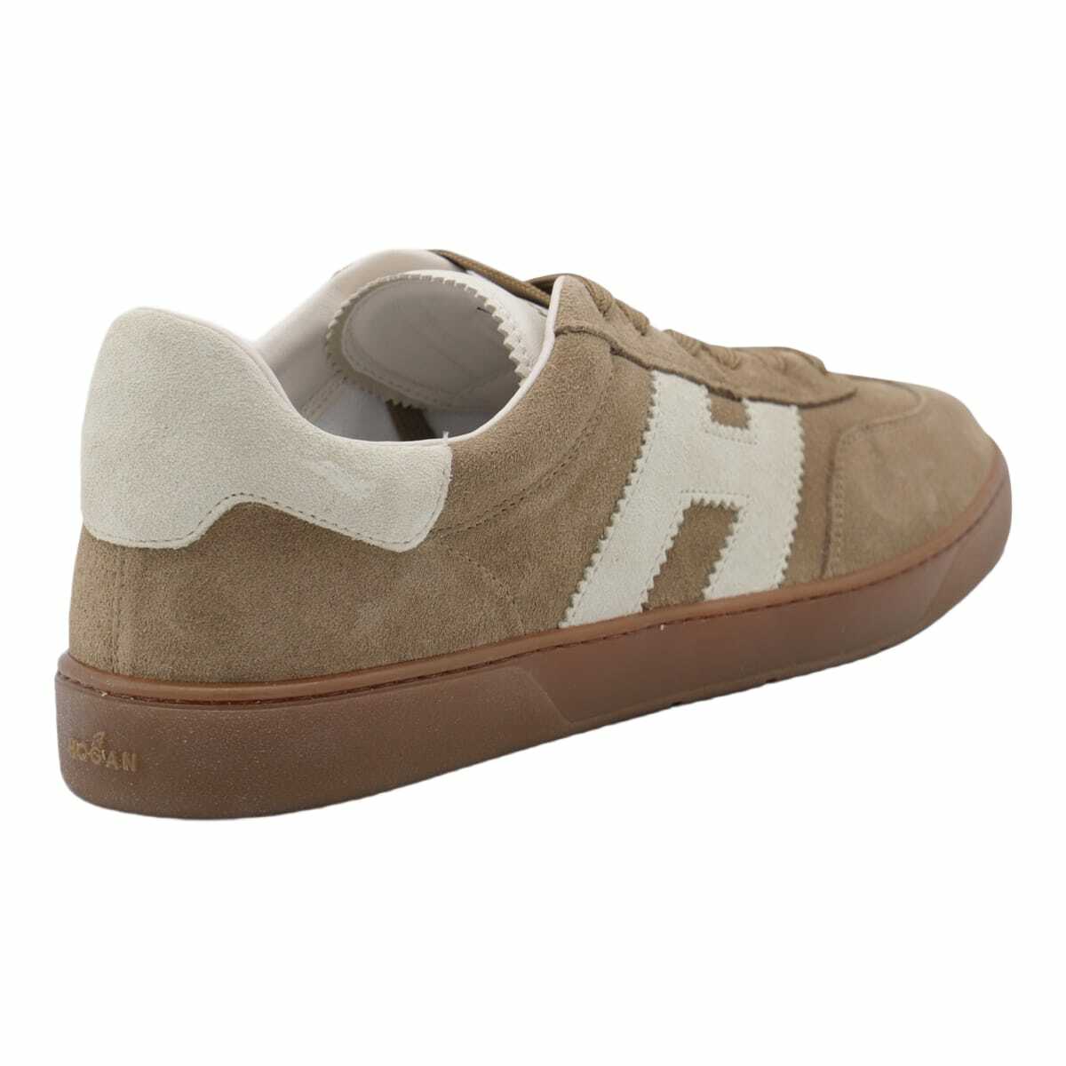 Hogan Beige And White Sneakers