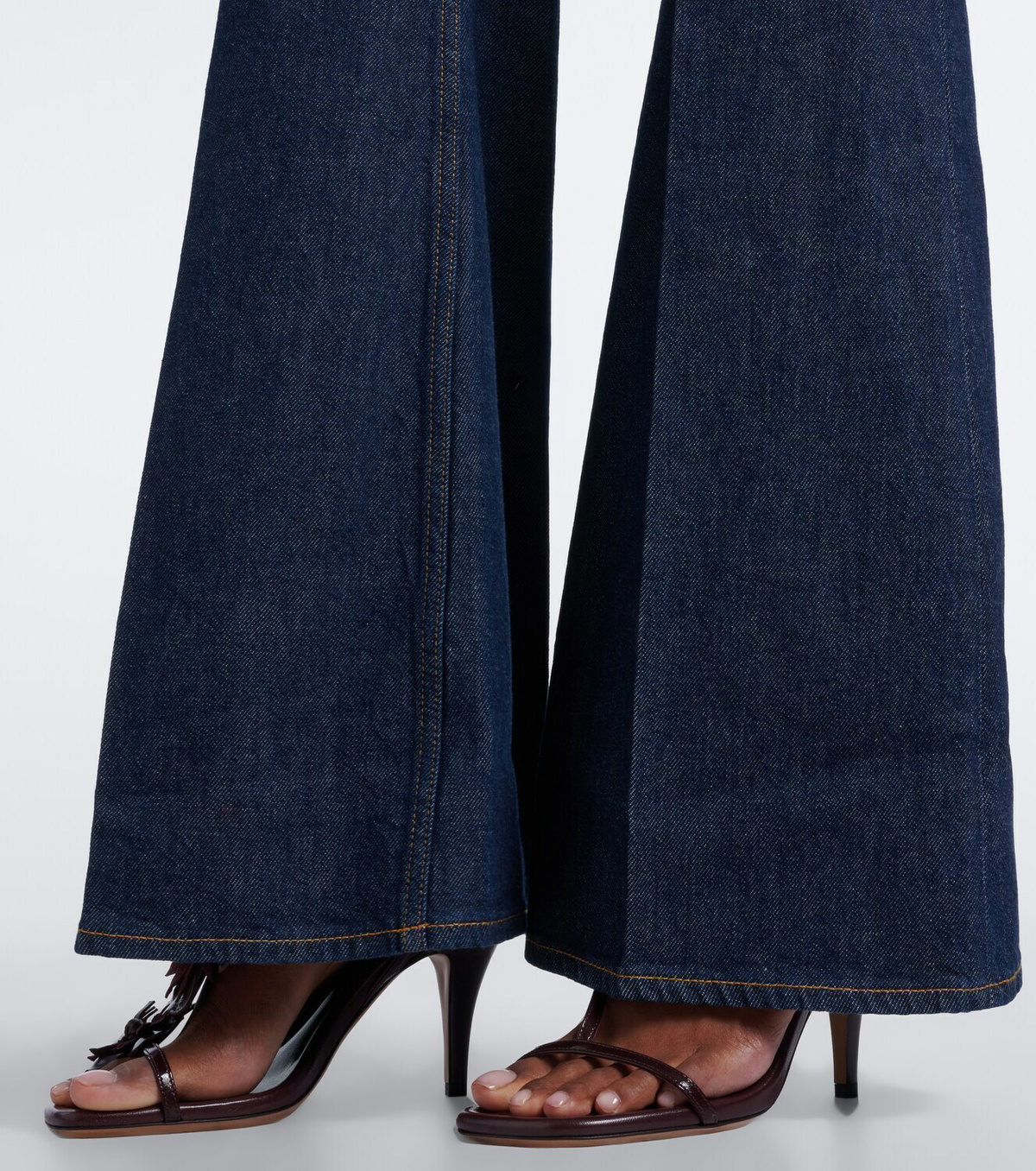Zimmermann Embroidered flared jeans