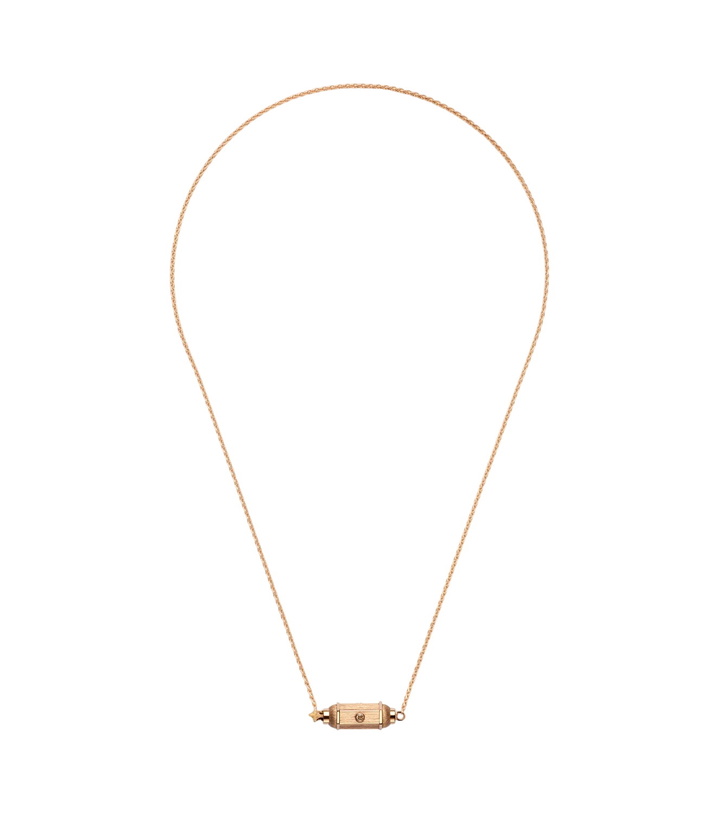 Photo: Marie Lichtenberg Coco Micro 18kt rose gold necklace with diamonds