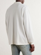 John Elliott - Oversized Cotton-Piqué Polo Shirt - White