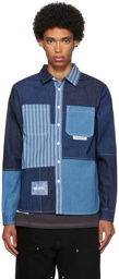 Izzue Blue Patch Denim Shirt