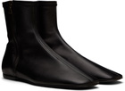 Dries Van Noten Black Zip Boots