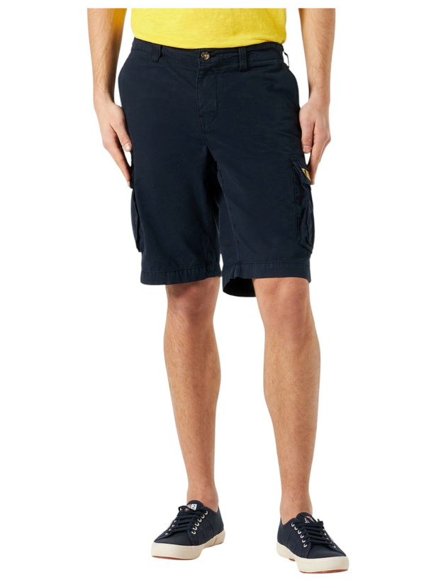 Photo: MC2 Saint Barth Blue Cotton Cargo Shorts