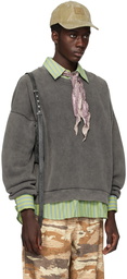 Acne Studios Gray Faded Sweater