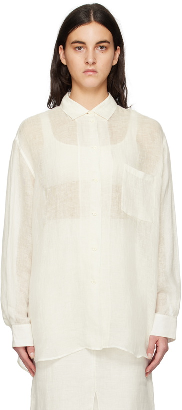 Photo: The Row White Brant Shirt