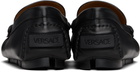 Versace Black 'La Medusa' Driver Loafers