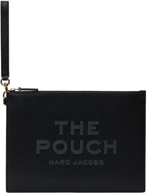 Photo: Marc Jacobs Black 'The Leather Large Pouch' Pouch