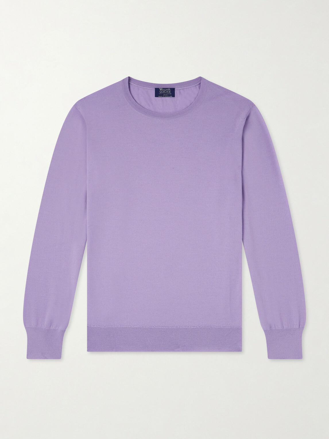 William Lockie - Virgin Wool Sweater - Purple