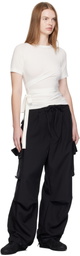 Y-3 White Tencel Short Sleeve T-shirt