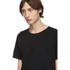 Eidos Black Chain Shoulder Detail T-Shirt